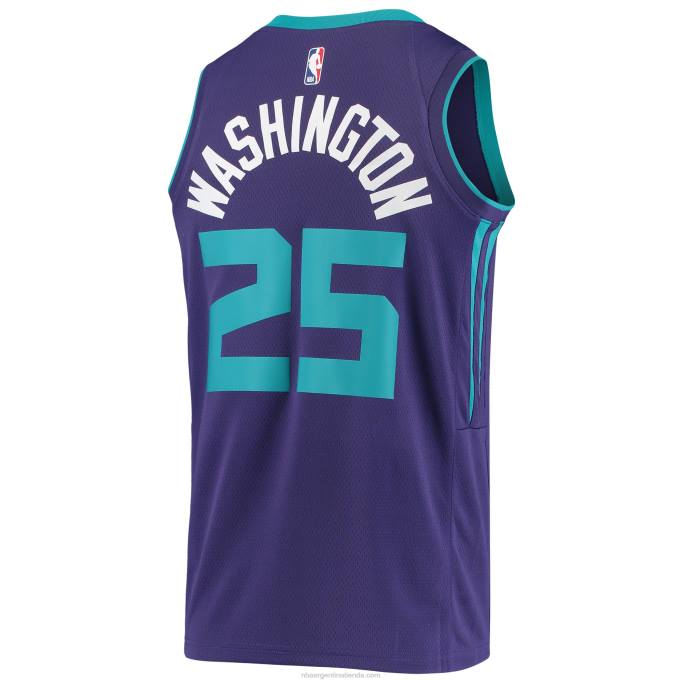 NBA 0F6D11016 charlotte hornets pj washington jr. camiseta jordan marca swingman morada