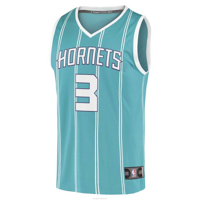 NBA 0F6D2845 charlotte hornets terry rozier iii teal fast break replica jugador jersey