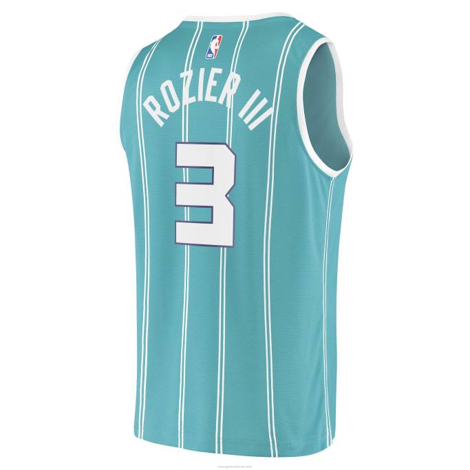 NBA 0F6D2845 charlotte hornets terry rozier iii teal fast break replica jugador jersey