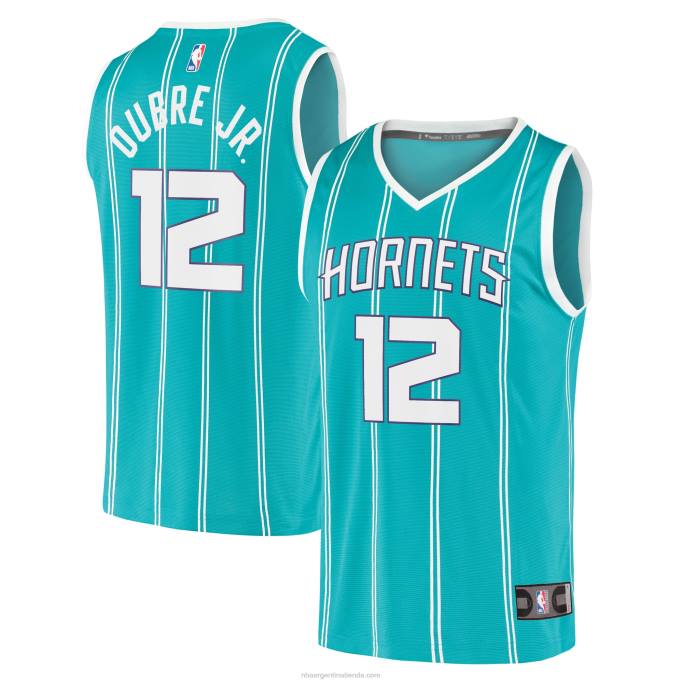 NBA 0F6D3192 charlotte hornets kelly oubre jr. réplica de maillot de quiebre rápido verde azulado