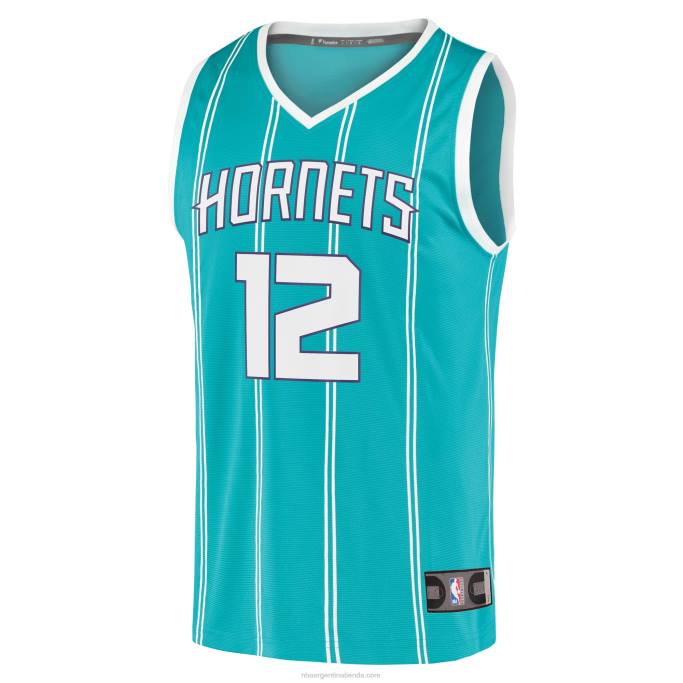 NBA 0F6D3192 charlotte hornets kelly oubre jr. réplica de maillot de quiebre rápido verde azulado