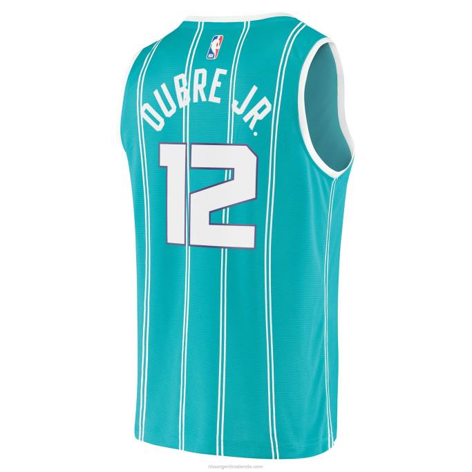 NBA 0F6D3192 charlotte hornets kelly oubre jr. réplica de maillot de quiebre rápido verde azulado