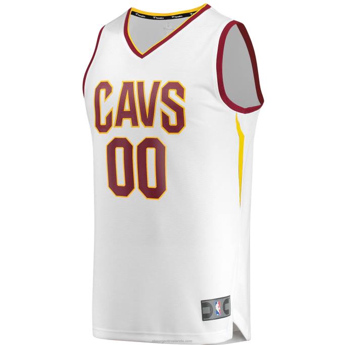NBA 0F6D1195 cleveland cavaliers blanco fast break personalizado réplica jersey