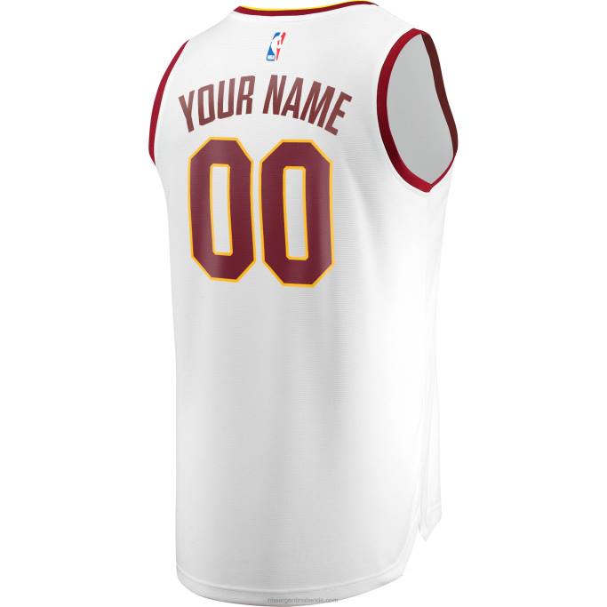 NBA 0F6D1195 cleveland cavaliers blanco fast break personalizado réplica jersey