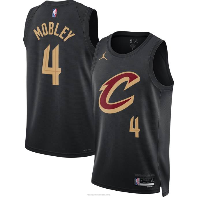 NBA 0F6D2018 cleveland cavaliers evan mobley jordan marca negro swingman jersey