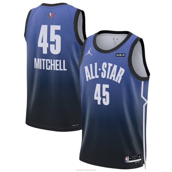 NBA 0F6D209 donovan mitchell jordan marca azul all-star game swingman jersey