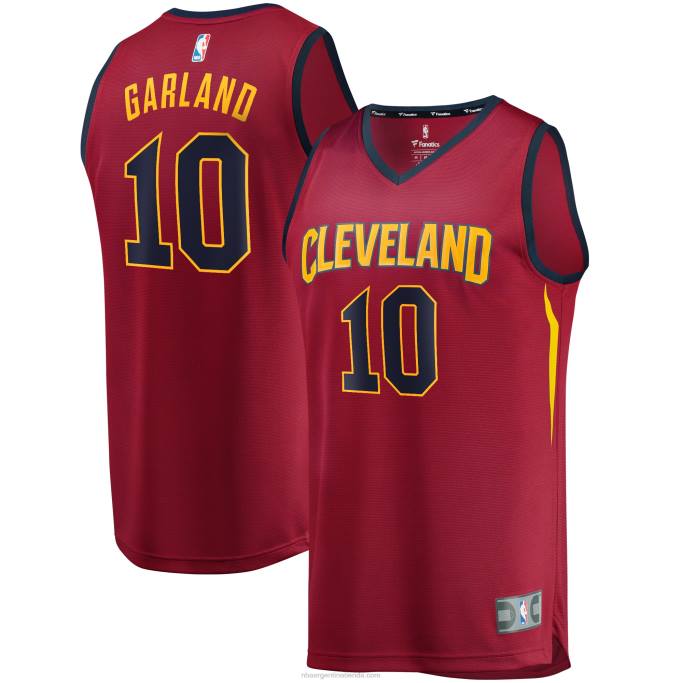 NBA 0F6D265 cleveland cavaliers darius garland vino fast break replica jersey