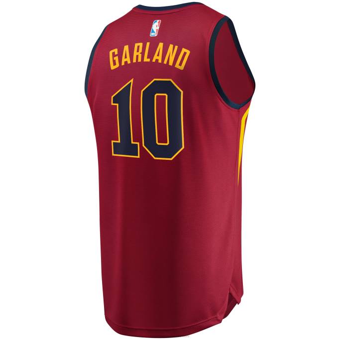 NBA 0F6D265 cleveland cavaliers darius garland vino fast break replica jersey