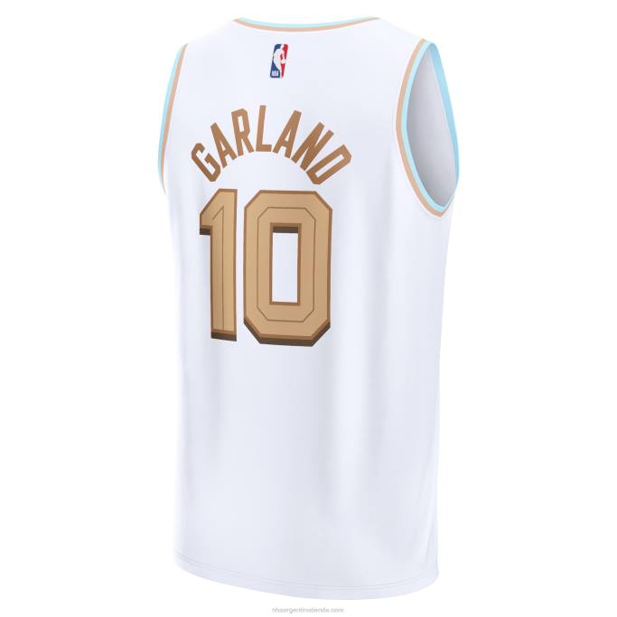 NBA 0F6D305 cleveland cavaliers darius garland blanco fastbreak jersey