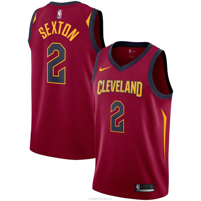 NBA 0F6D3365 cleveland cavaliers collin sexton nike vino swingman jersey