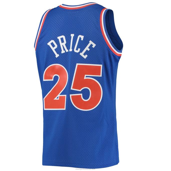 NBA 0F6D3369 camiseta cleveland cavaliers mark price mitchell & ness azul 1988-89 hardwood classics swingman