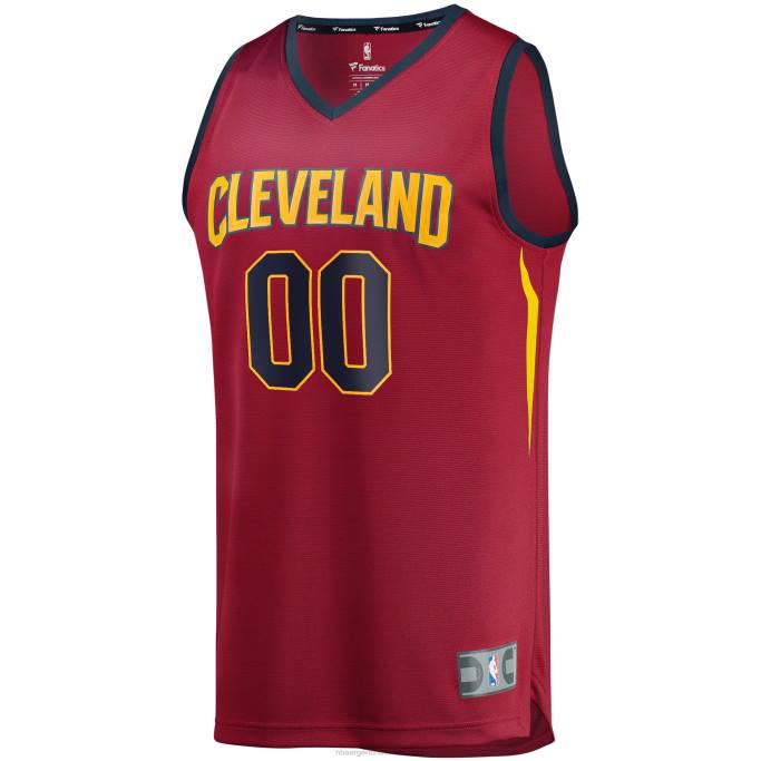 NBA 0F6D4732 camiseta cleveland cavaliers granate 2018 finales encuadernado fast break réplica personalizada