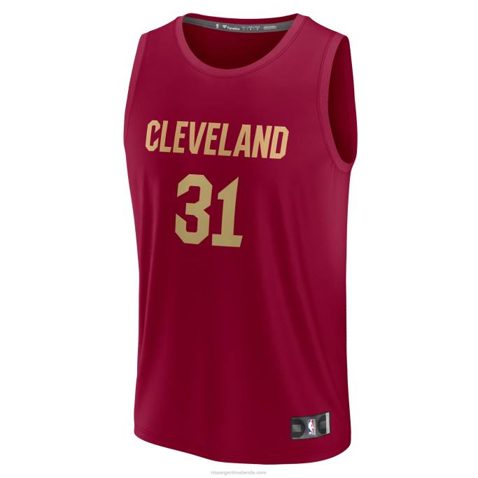 NBA 0F6D5040 cleveland cavaliers jarrett allen vino fast break réplica jersey