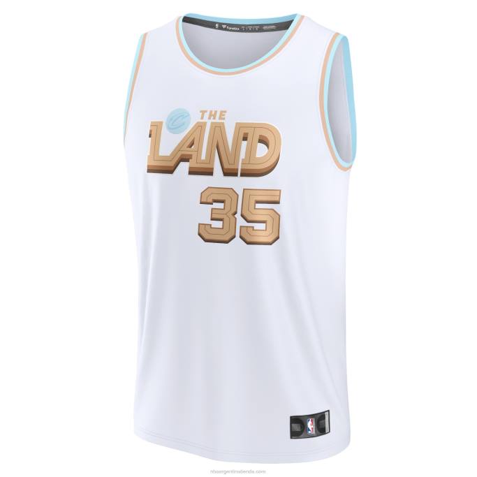 NBA 0F6D6680 cleveland cavaliers blanco fastbreak jersey