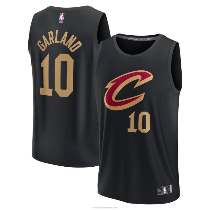 NBA 0F6D869 cleveland cavaliers darius garland jersey de descanso rápido negro