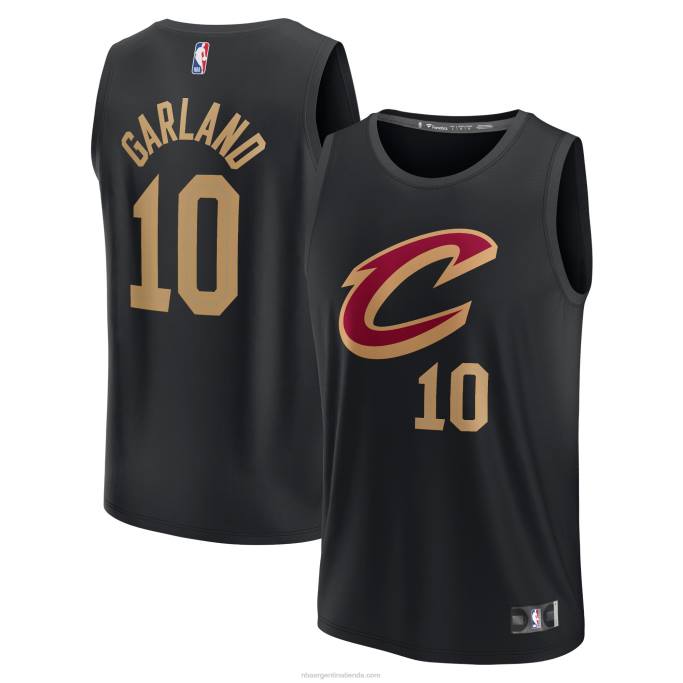 NBA 0F6D869 cleveland cavaliers darius garland jersey de descanso rápido negro