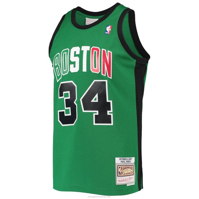 NBA 0F6D1086 boston celtics paul pierce mitchell & ness kelly green hardwood classics alternativo swingman jersey