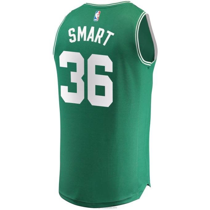 NBA 0F6D210 Boston Celtics Marcus Smart Green Fast Break Réplica playera de jugador