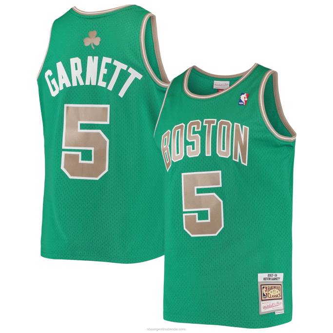 NBA 0F6D2450 boston celtics kevin garnett mitchell & ness kelly green hardwood classics swingman jersey