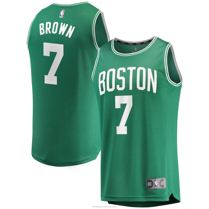 NBA 0F6D35 boston celtics jaylen marrón verde fast break réplica jugador jersey