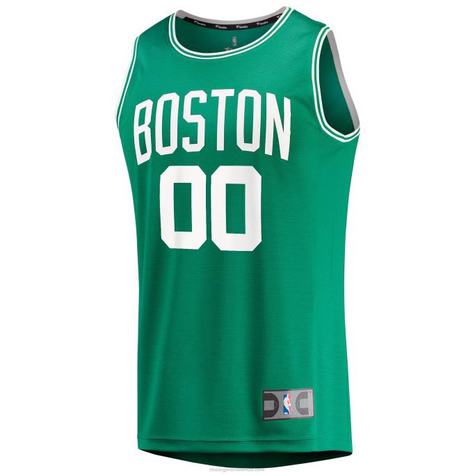 NBA 0F6D41 réplica personalizada de la camiseta de los boston celtics kelly green fast break
