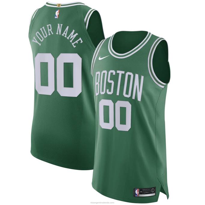 NBA 0F6D441 Boston Celtics Nike verde auténtica camiseta personalizada