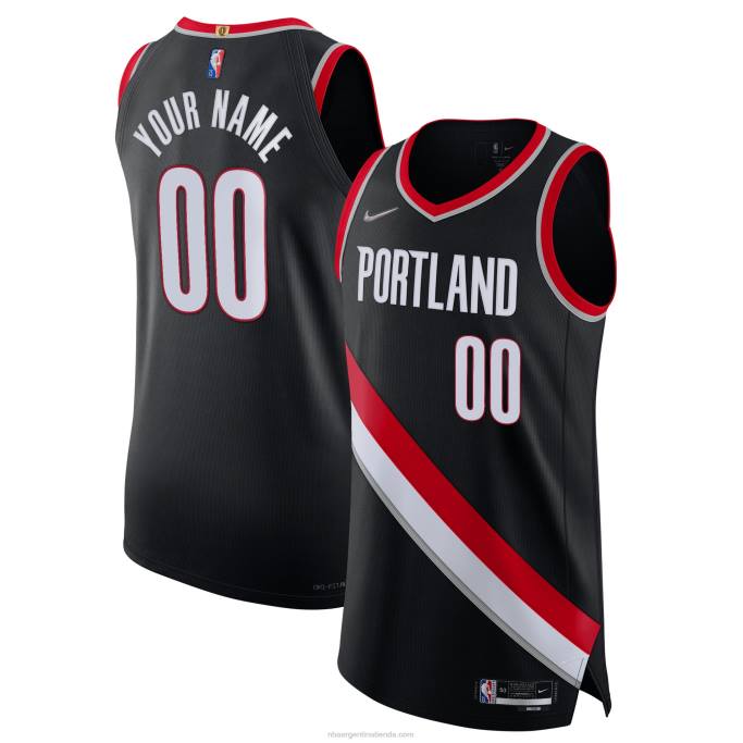 NBA 0F6D2880 portland trail blazers nike negro diamante swingman auténtico personalizado jersey