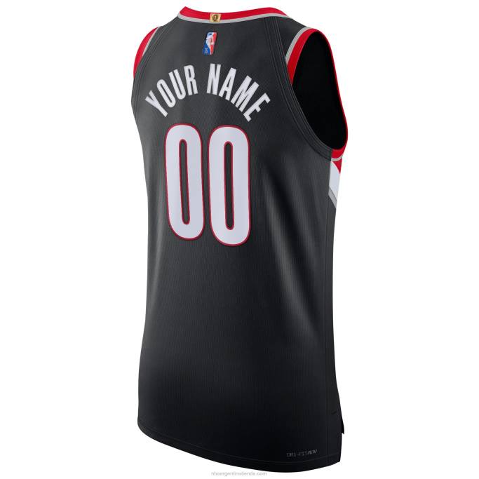 NBA 0F6D2880 portland trail blazers nike negro diamante swingman auténtico personalizado jersey