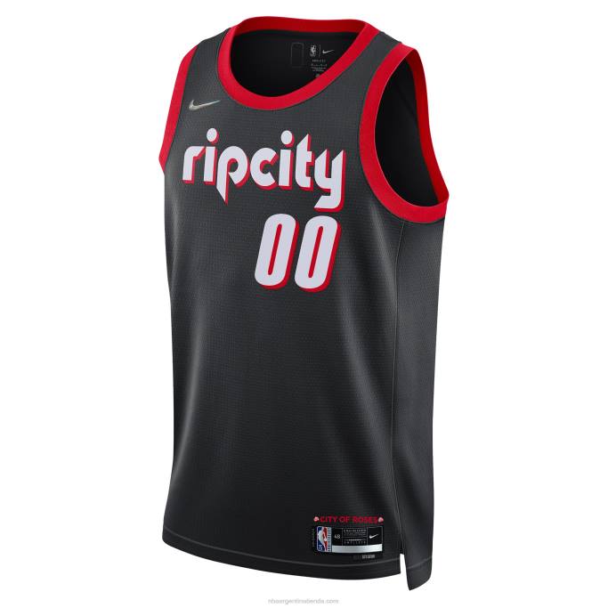 NBA 0F6D391 portland trail blazers nike swingman negro personalizado jersey
