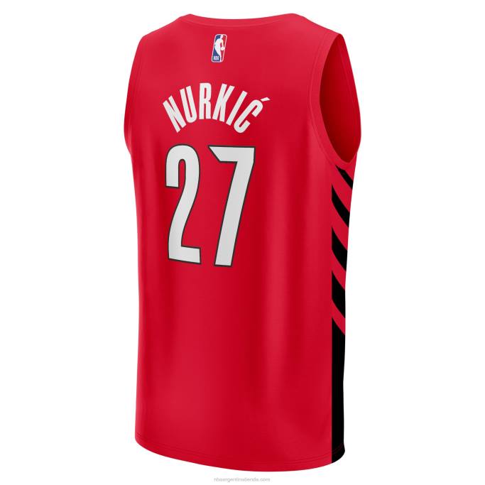 NBA 0F6D4605 jersey portland trail blazers jusuf nurkic rojo fast break