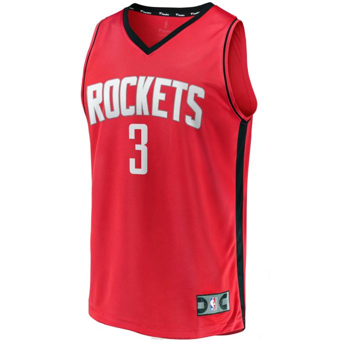 NBA 0F6D1270 houston cohetes kevin porter jr. réplica de maillot rojo fast break