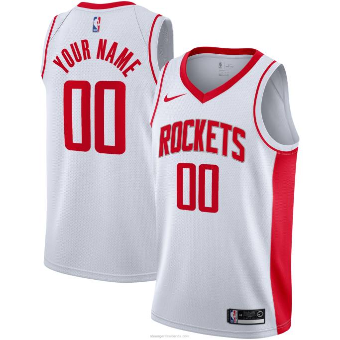 NBA 0F6D4931 Camiseta Houston Rockets Nike Swingman Blanco Custom