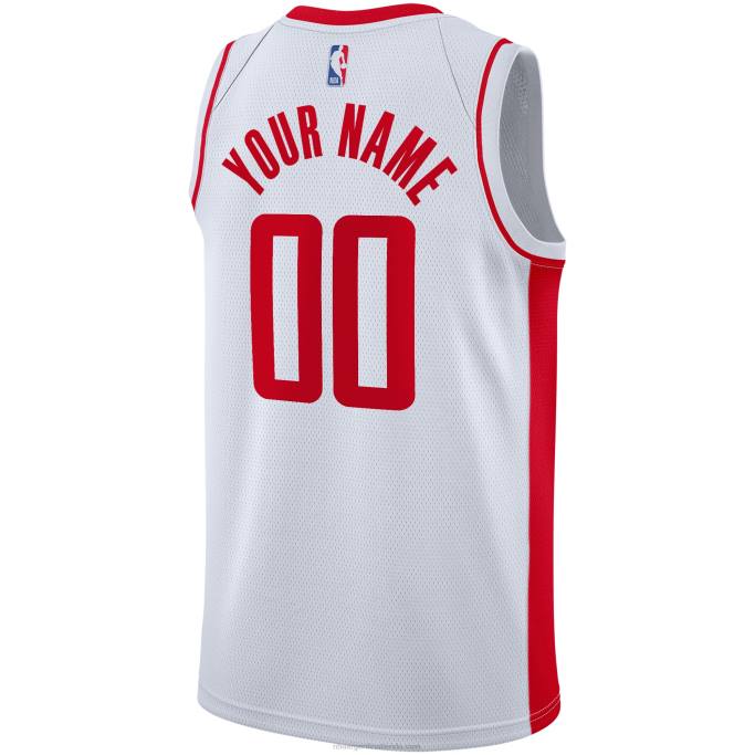 NBA 0F6D4931 Camiseta Houston Rockets Nike Swingman Blanco Custom