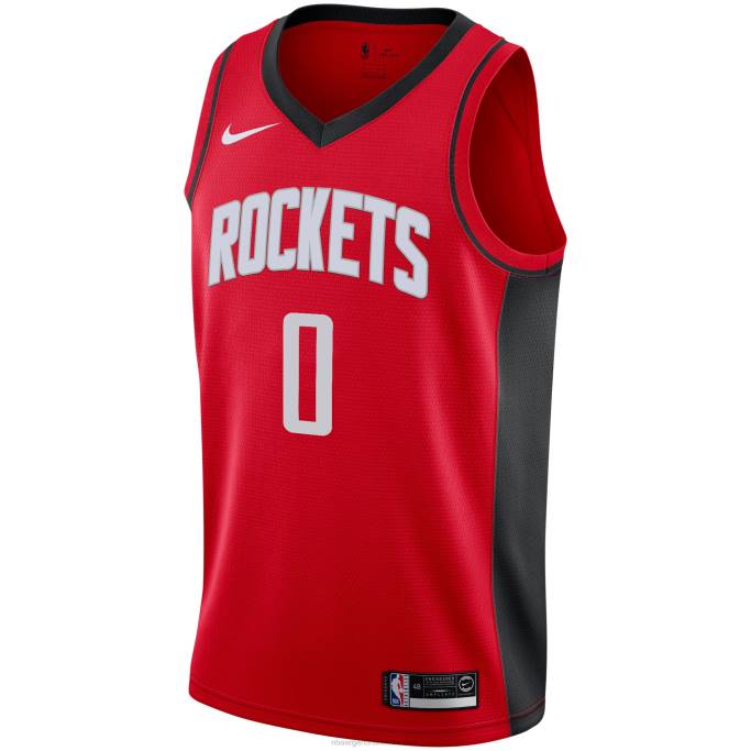 NBA 0F6D5618 Camiseta Houston Rockets Jalen Verde Nike Rojo 2021 Draft Primera Ronda Swingman