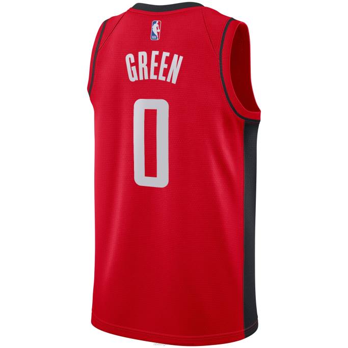 NBA 0F6D5618 Camiseta Houston Rockets Jalen Verde Nike Rojo 2021 Draft Primera Ronda Swingman