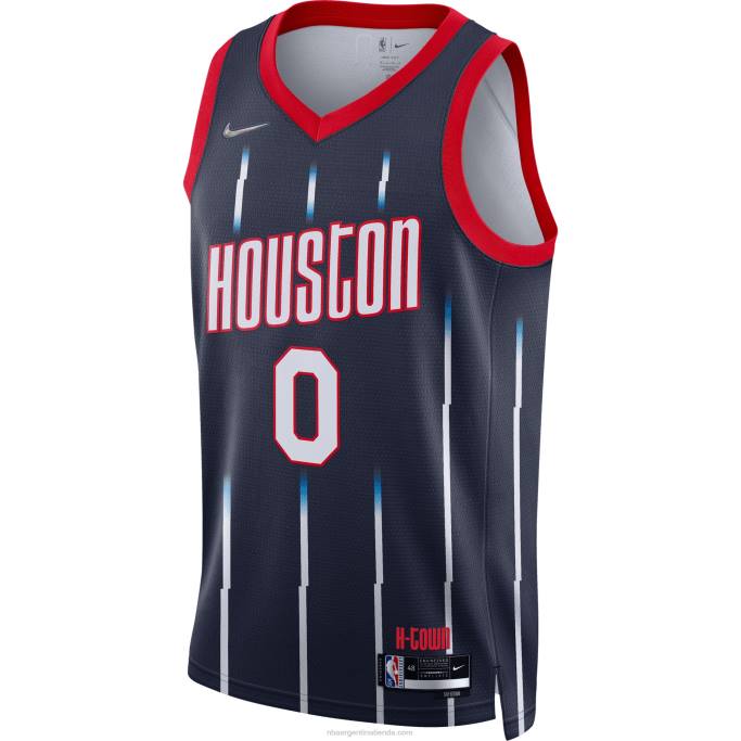 NBA 0F6D7549 camiseta houston rockets jalen verde nike azul marino swingman