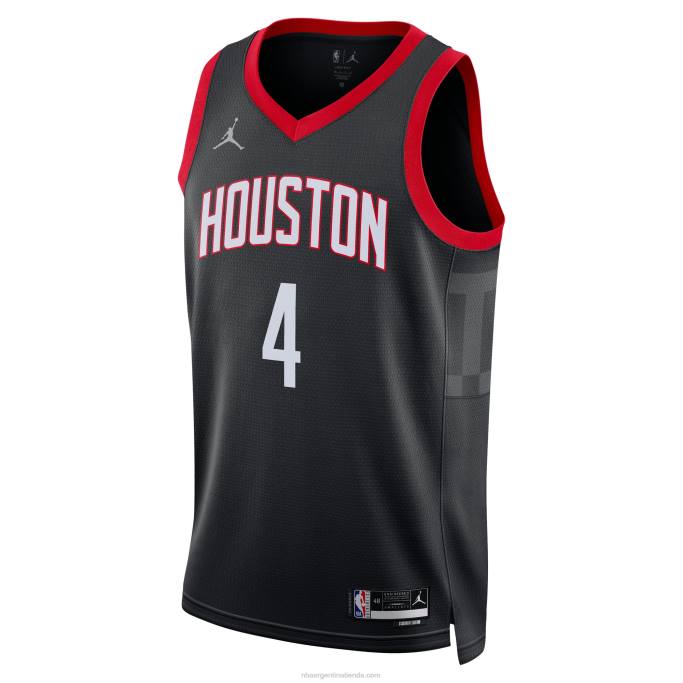 NBA 0F6D990 Camiseta Houston Rockets Jalen Green Jordan Brand Black Swingman