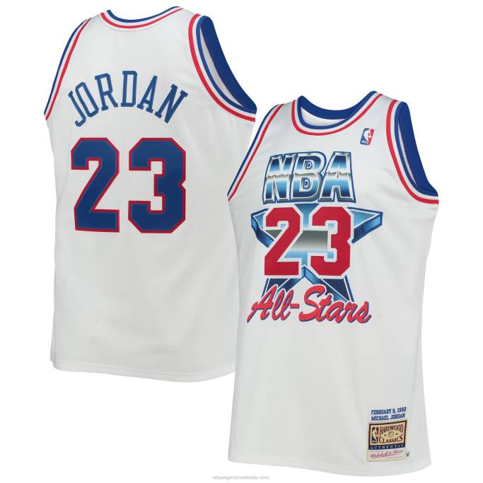 NBA 0F6D2870 conferencia este michael jordan blanco madera dura clásicos 199game auténtico jersey