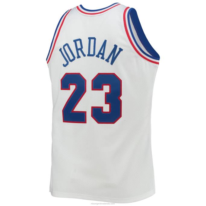 NBA 0F6D2870 conferencia este michael jordan blanco madera dura clásicos 199game auténtico jersey