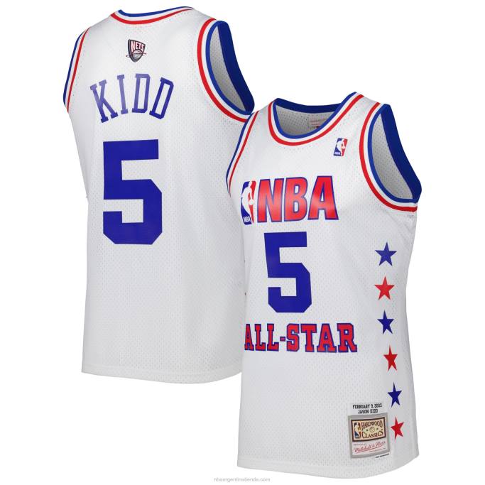 NBA 0F6D2889 conferencia este jason kid d mitchell & ness white 2003 all star game swingman jersey