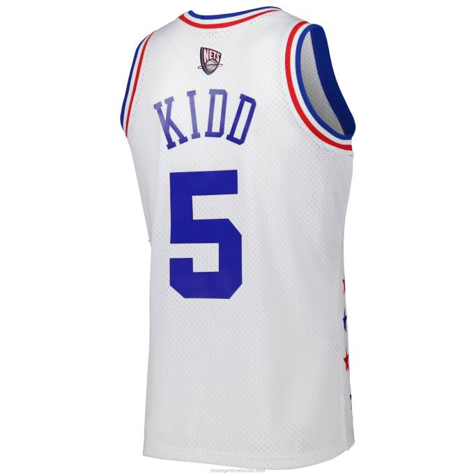 NBA 0F6D2889 conferencia este jason kid d mitchell & ness white 2003 all star game swingman jersey