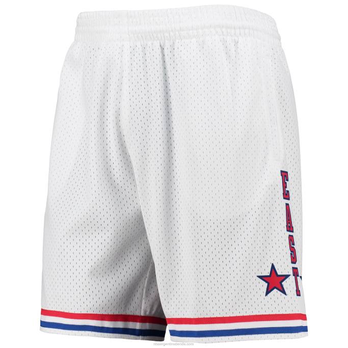 NBA 0F6D6891 mitchell & ness white conferencia oriental hardwood classics 1985 all-star game swingman shorts
