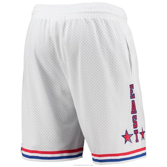 NBA 0F6D6891 mitchell & ness white conferencia oriental hardwood classics 1985 all-star game swingman shorts