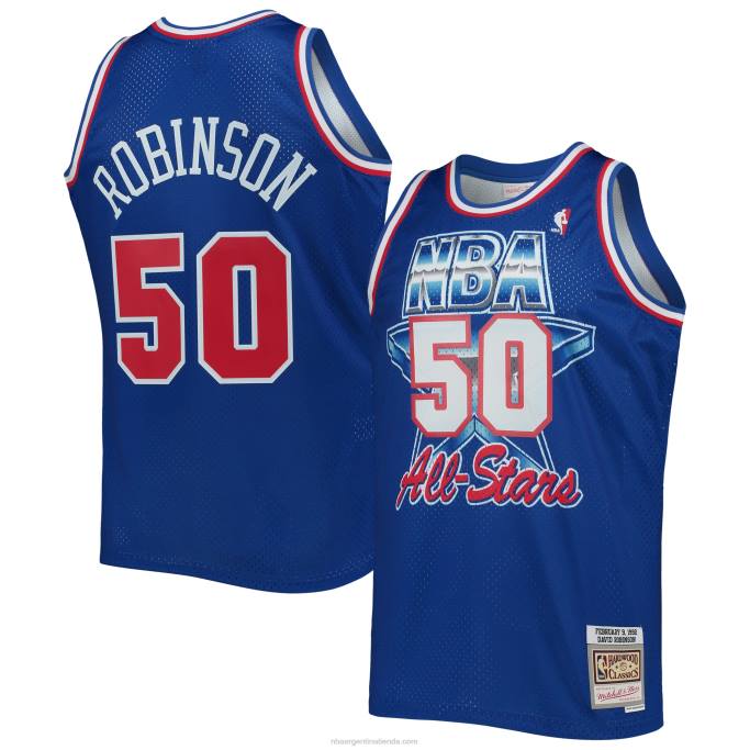 NBA 0F6D1975 conferencia occidental david robinson royal hardwood classics 199game swingman jersey