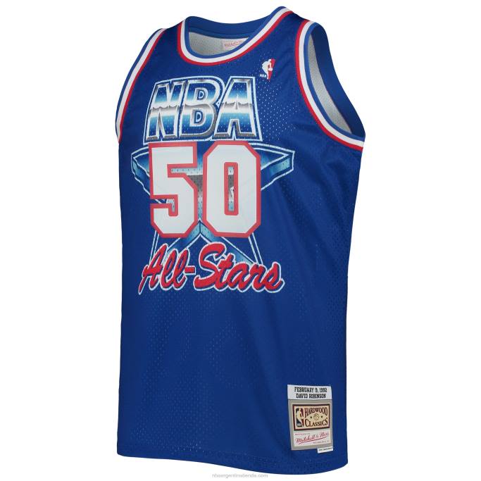 NBA 0F6D1975 conferencia occidental david robinson royal hardwood classics 199game swingman jersey