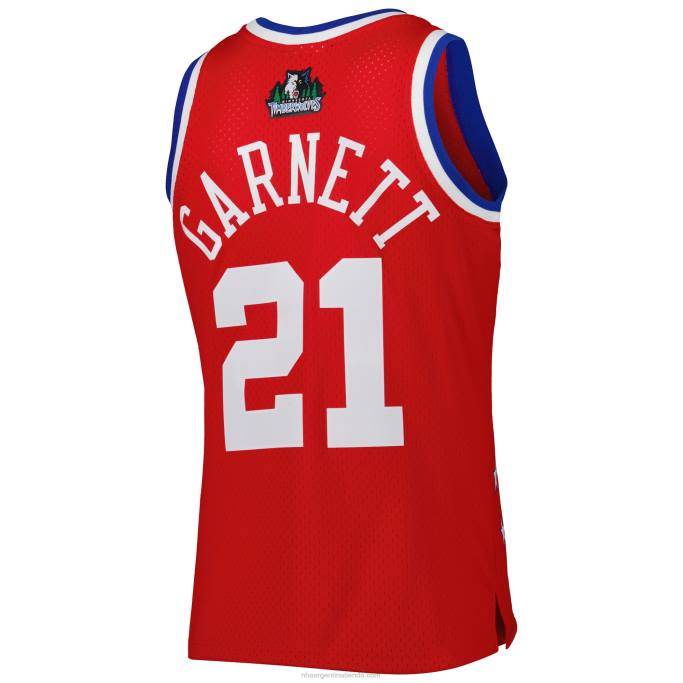 NBA 0F6D624 conferencia occidental kevin garnett mitchell & ness rojo 2003 all star game swingman jersey