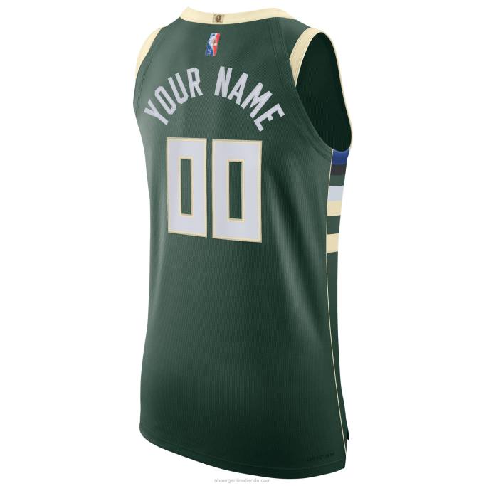 NBA 0F6D4866 milwaukee bucks nike hunter verde diamante swingman auténtico personalizado jersey