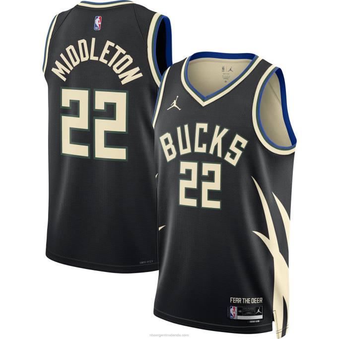 NBA 0F6D779 milwaukee bucks khris middleton jordan marca negro swingman jersey