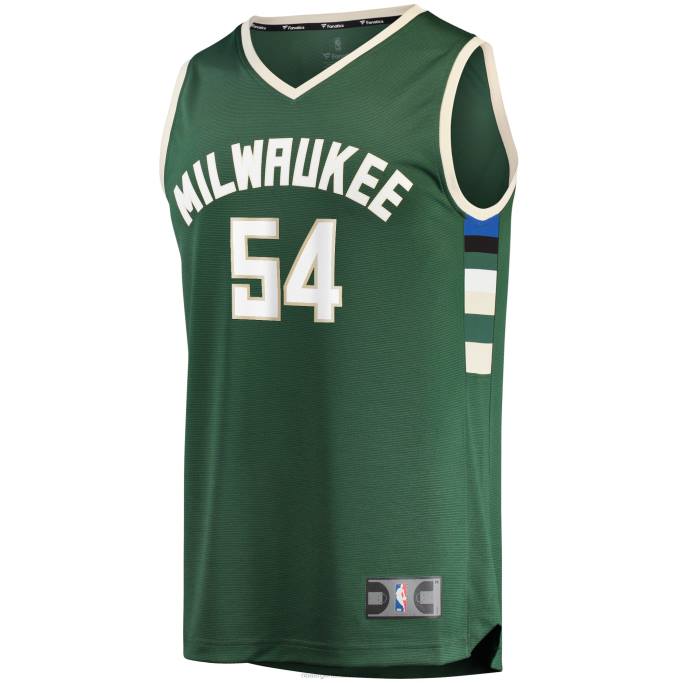 NBA 0F6D8007 milwaukee bucks sandro mamukelashvili réplica de camiseta verde cazador fast break
