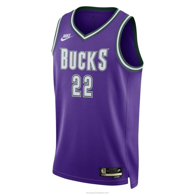 NBA 0F6D8141 milwaukee bucks khris middleton nike púrpura swingman jersey